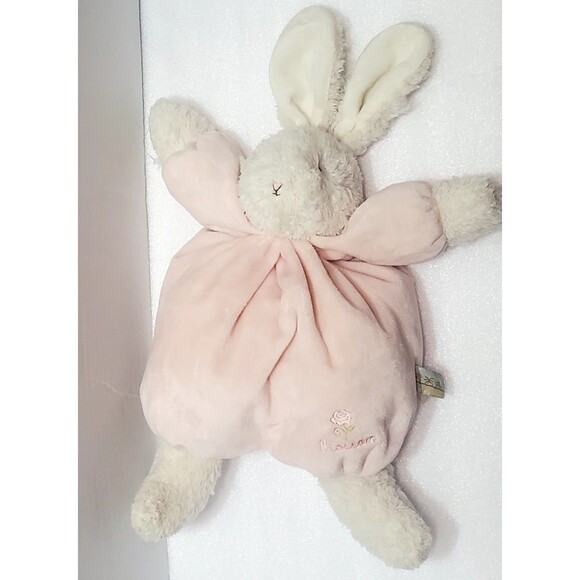Bunnies By the Bay Blossom Bunny 11" Lovey – Pink Sweet Bun Carrots Collection - Picture 7 of 12